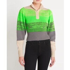 Baum Und Pferdgarten Womens Caroleen Sweater Size XS Whitecap Grey Green Wool